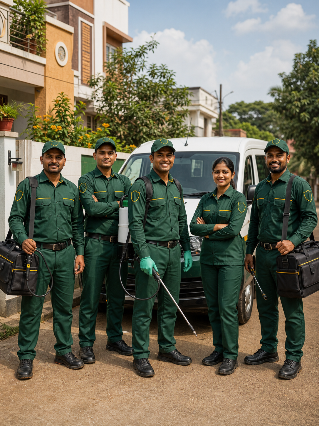 Professional EPCS pest control team
